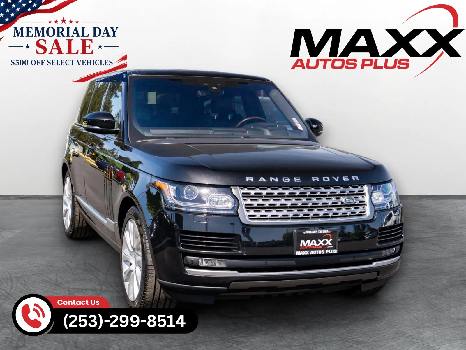 Black 2017 Land Rover Range Rover Supercharged for sale in Puyallup, WA