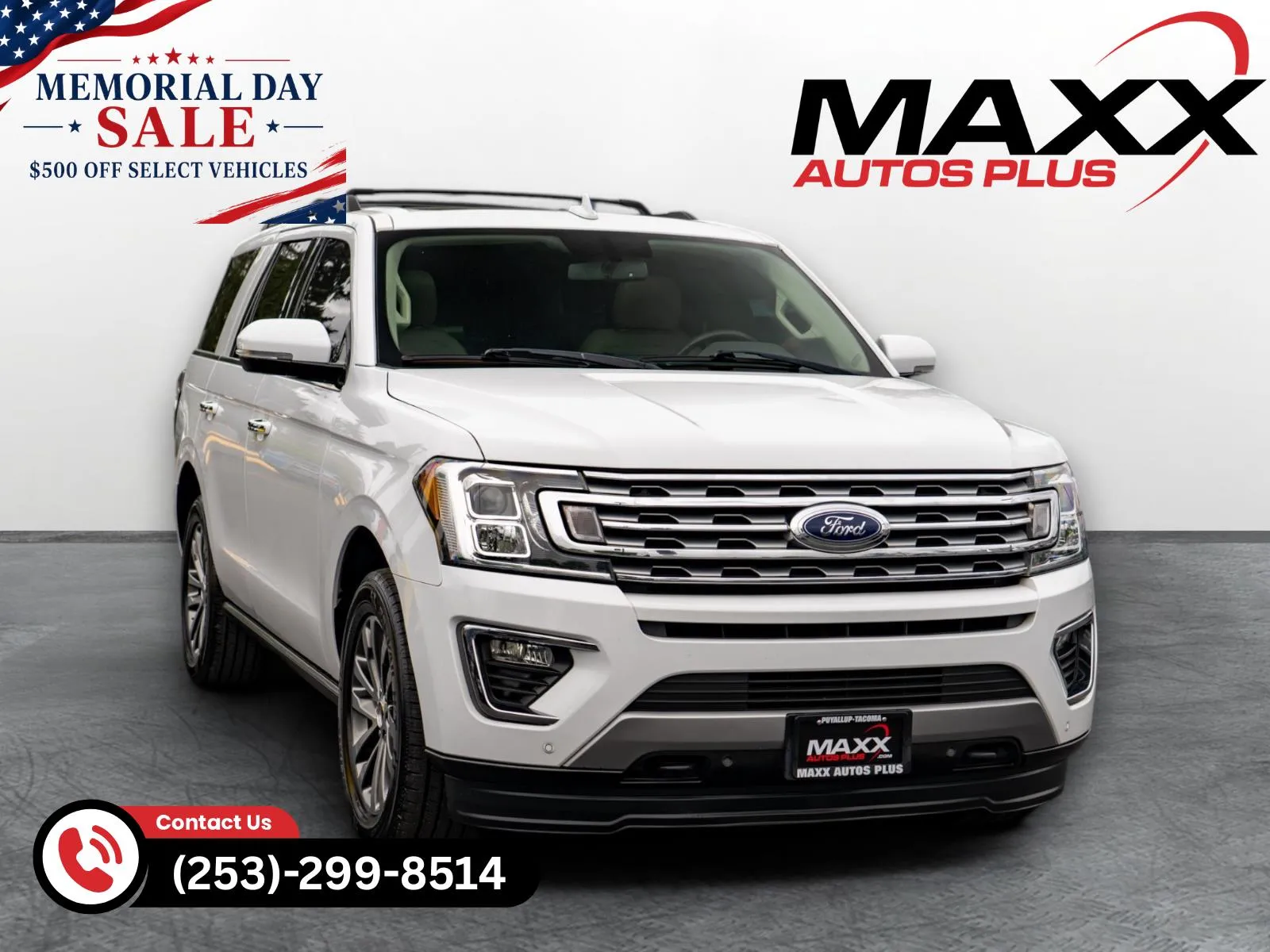 Black 2018 Ford Expedition Limited for sale in Puyallup, WA