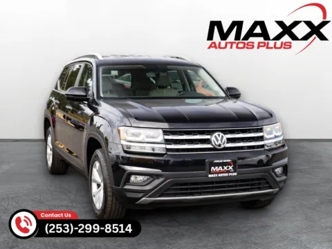 Black 2019 Volkswagen Atlas 3.6L V6 SE for sale in Puyallup, WA