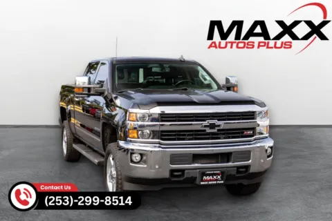 Black 2015 Chevrolet Silverado 2500HD Built After Aug 14 LTZ for sale in Puyallup, WA