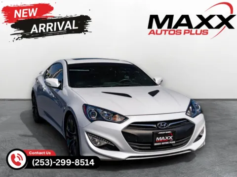 White 2016 Hyundai Genesis Coupe 3.8L Ultimate for sale in Puyallup, WA