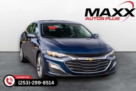 Blue 2022 Chevrolet Malibu LT for sale in Puyallup, WA
