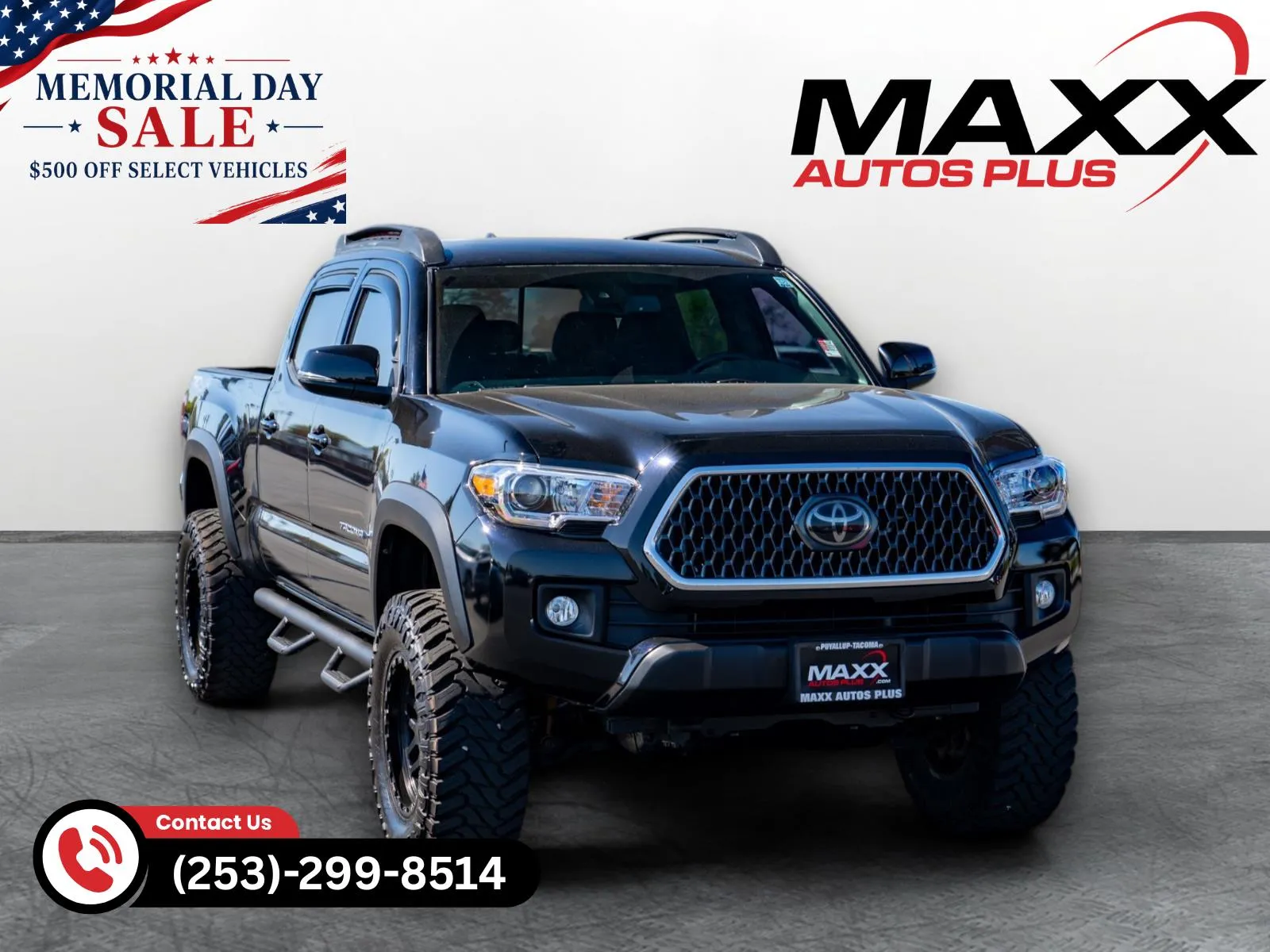 Black 2018 Toyota Tacoma TRD Off Road for sale in Puyallup, WA