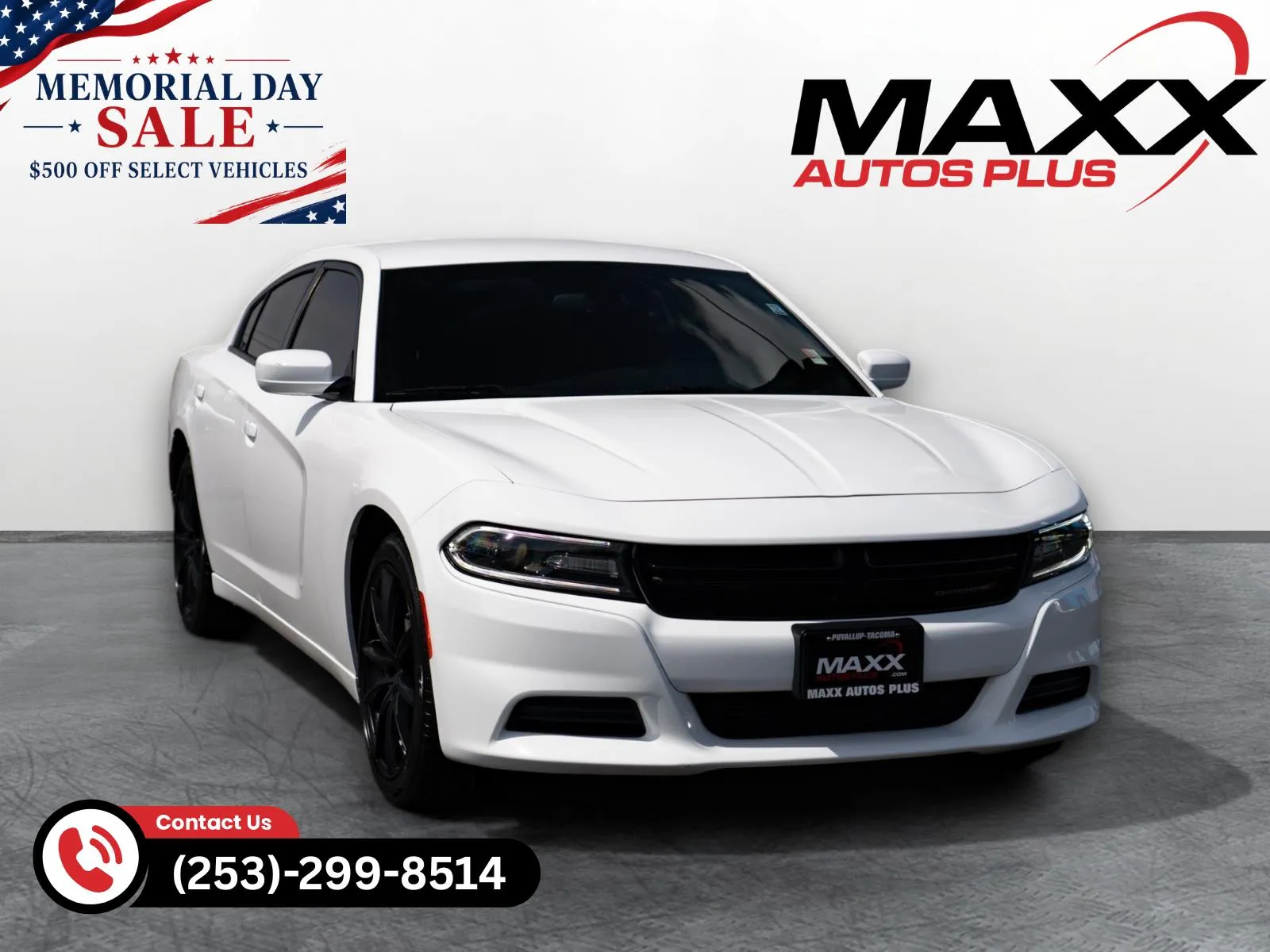 White 2019 Dodge Charger SXT for sale in Puyallup, WA