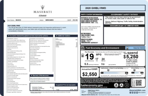 More photos of 2020 Maserati Ghibli at Maxx Autos Plus Puyallup, WA