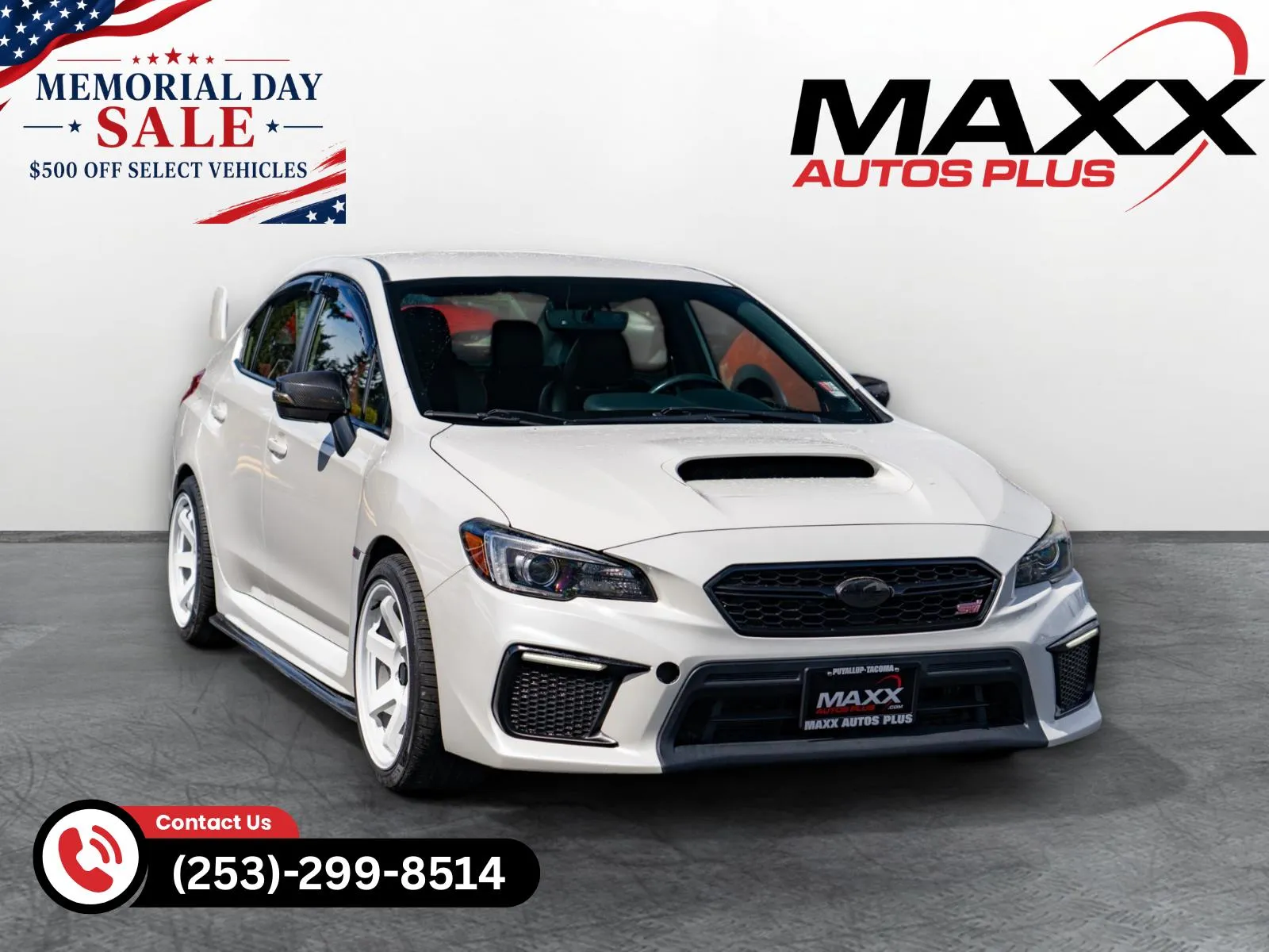 White 2018 Subaru WRX STI for sale in Puyallup, WA