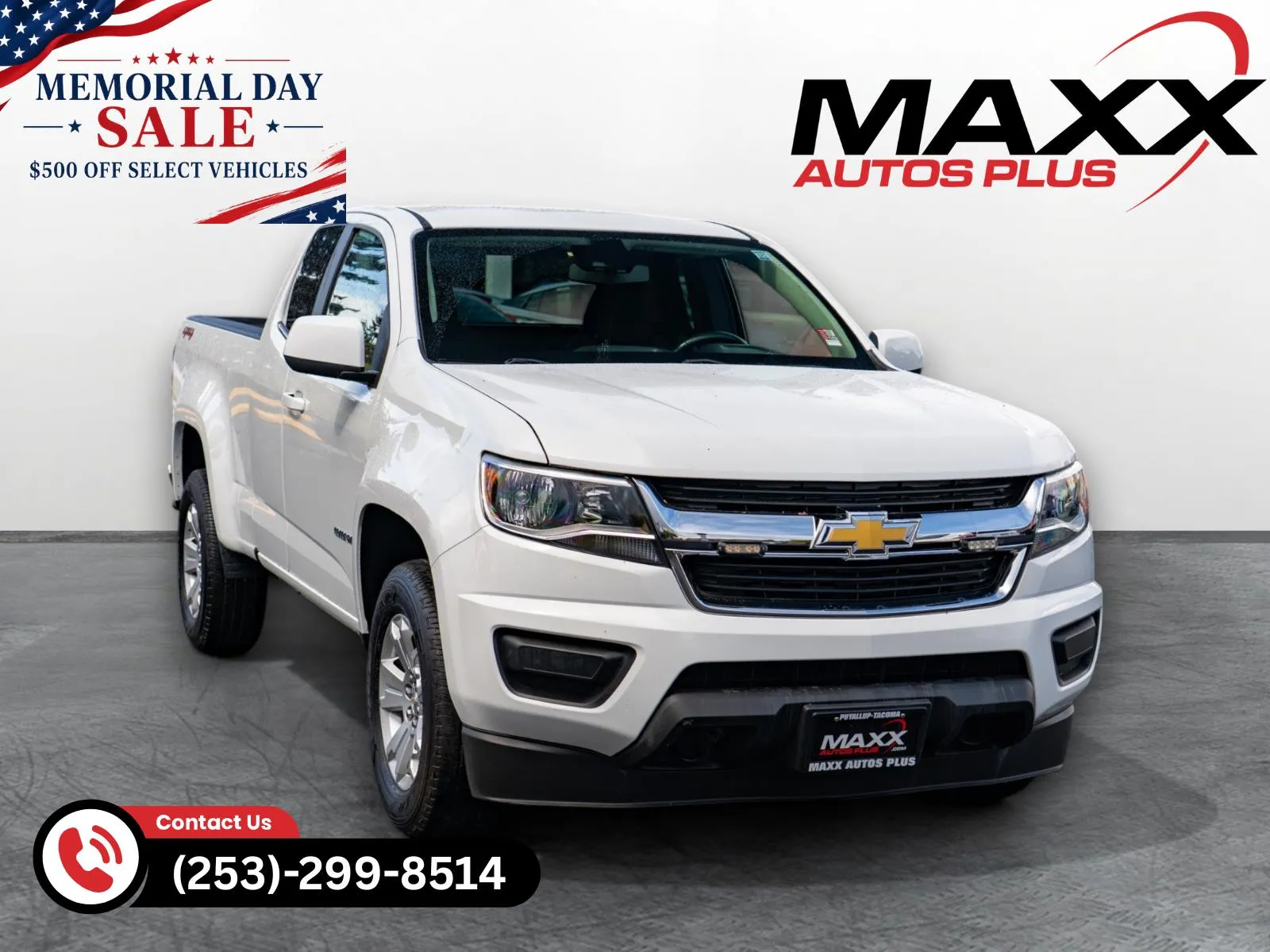 White 2020 Chevrolet Colorado 4WD LT for sale in Puyallup, WA