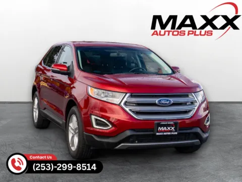 Red 2018 Ford Edge SEL for sale in Puyallup, WA