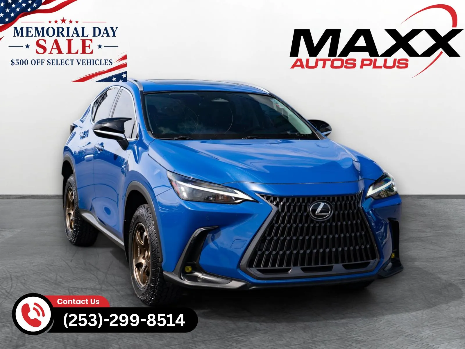 Blue 2022 Lexus NX 350 Premium for sale in Puyallup, WA