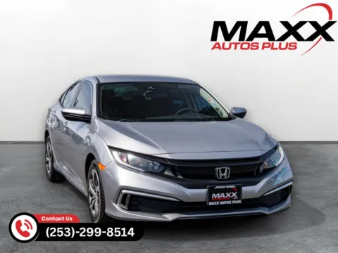Silver 2020 Honda Civic Sedan LX for sale in Puyallup, WA