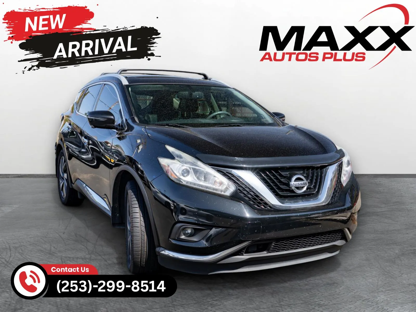 Black 2017 Nissan Murano Platinum for sale in Puyallup, WA