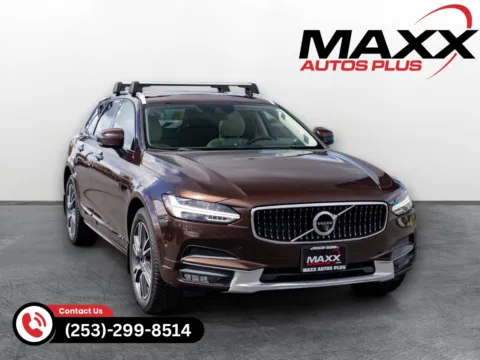 Brown 2017 Volvo V90 Cross Country T6 for sale in Puyallup, WA