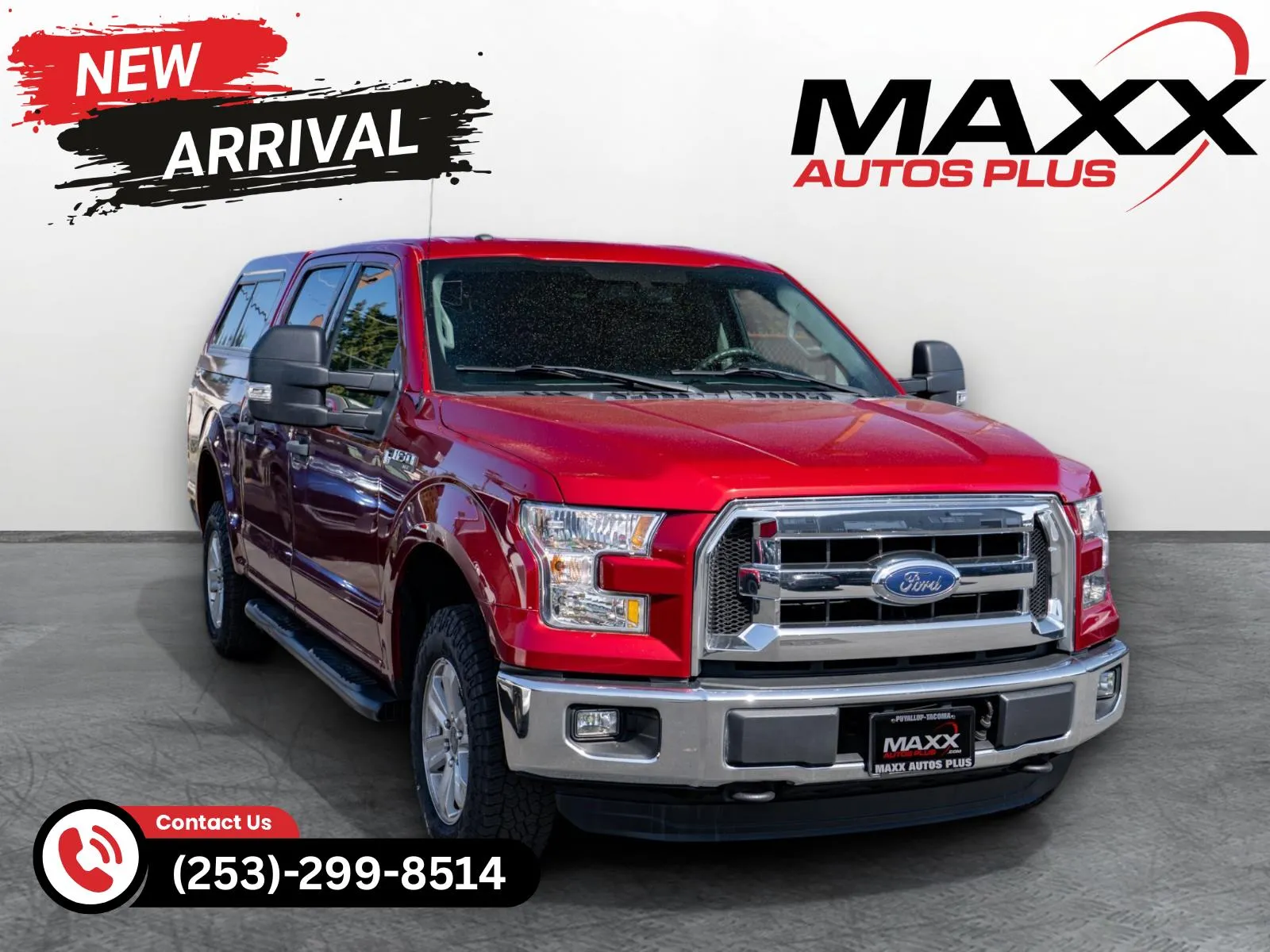 Red 2016 Ford F-150 XLT for sale in Puyallup, WA