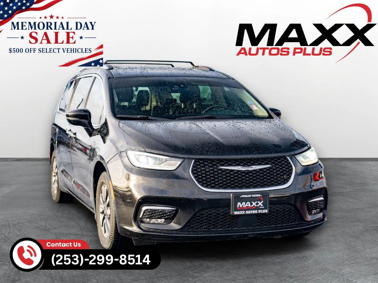 Black 2021 Chrysler Pacifica Touring L for sale in Puyallup, WA