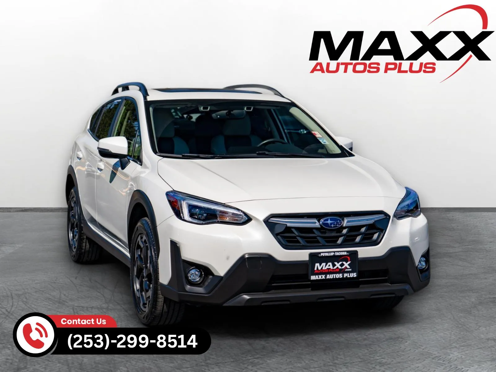 White 2021 Subaru Crosstrek Limited for sale in Puyallup, WA