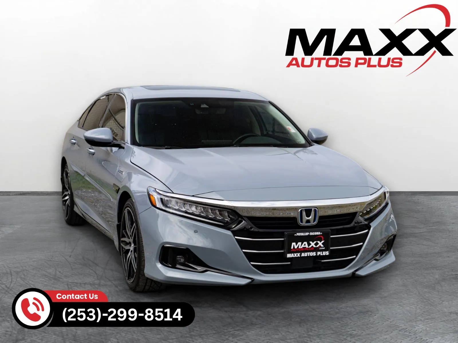 Gray 2022 Honda Accord Hybrid Touring for sale in Puyallup, WA