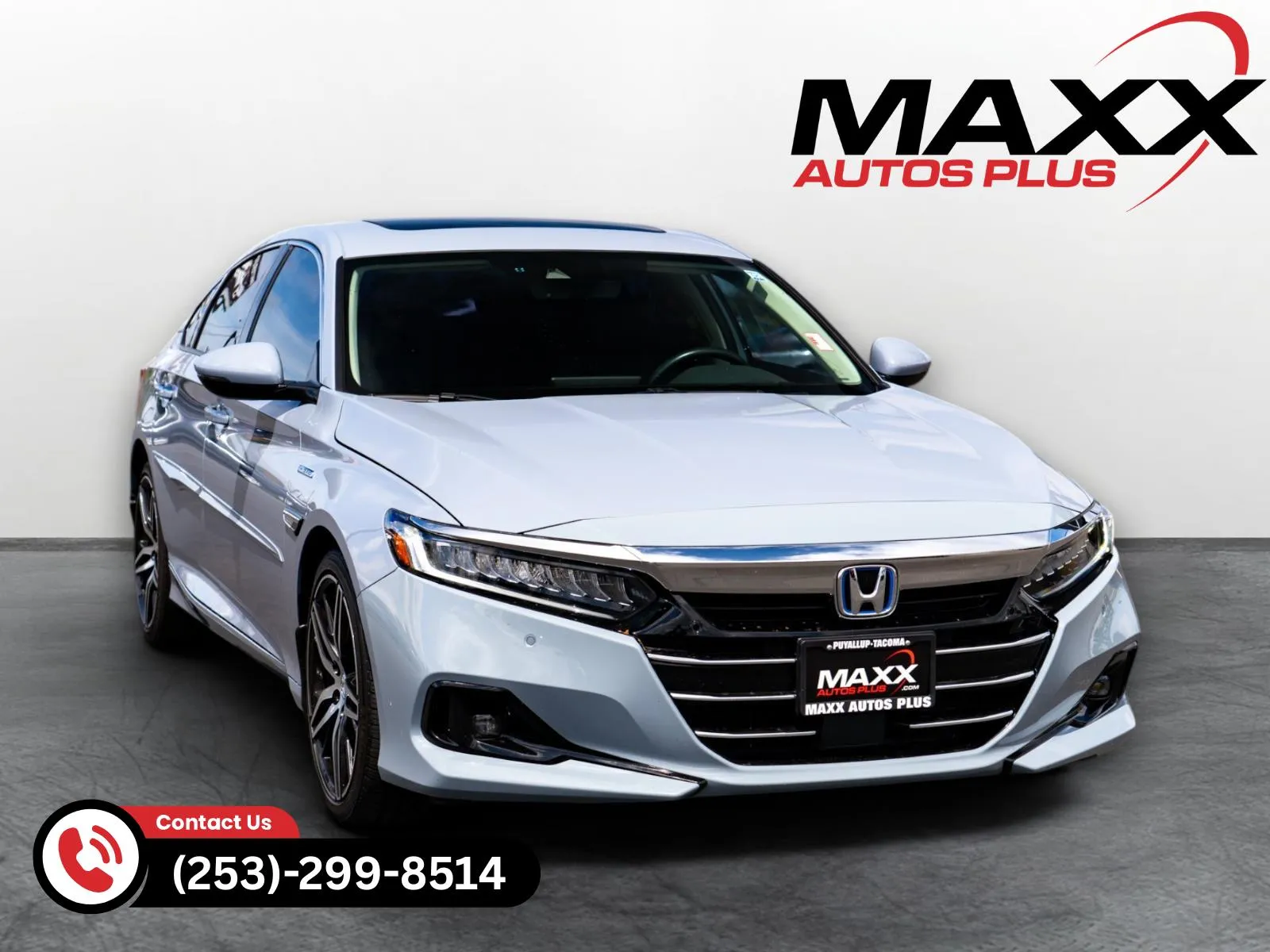 Gray 2022 Honda Accord Hybrid Touring for sale in Puyallup, WA