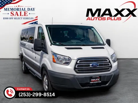 White 2017 Ford Transit Wagon XLT for sale in Puyallup, WA