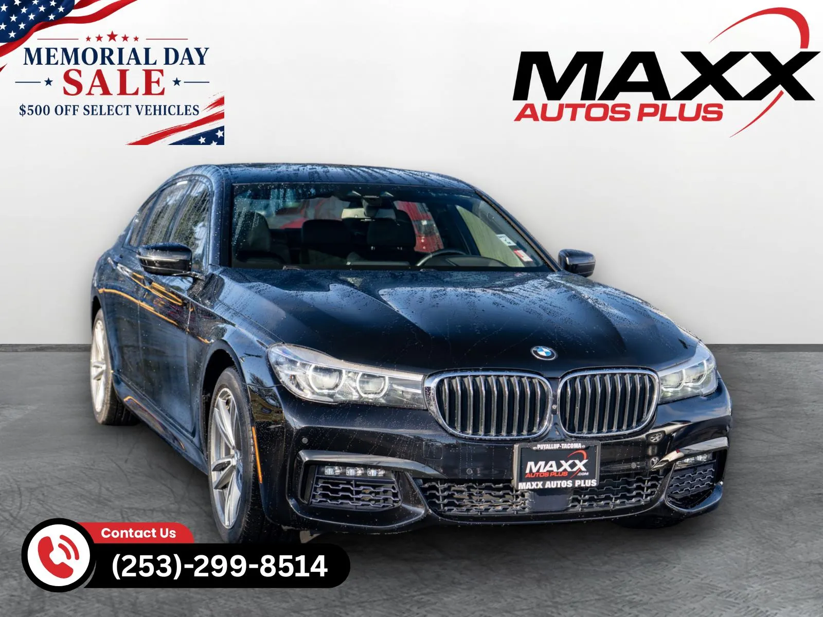 Black 2017 BMW 7 Series 740e xDrive iPerformance for sale in Puyallup, WA