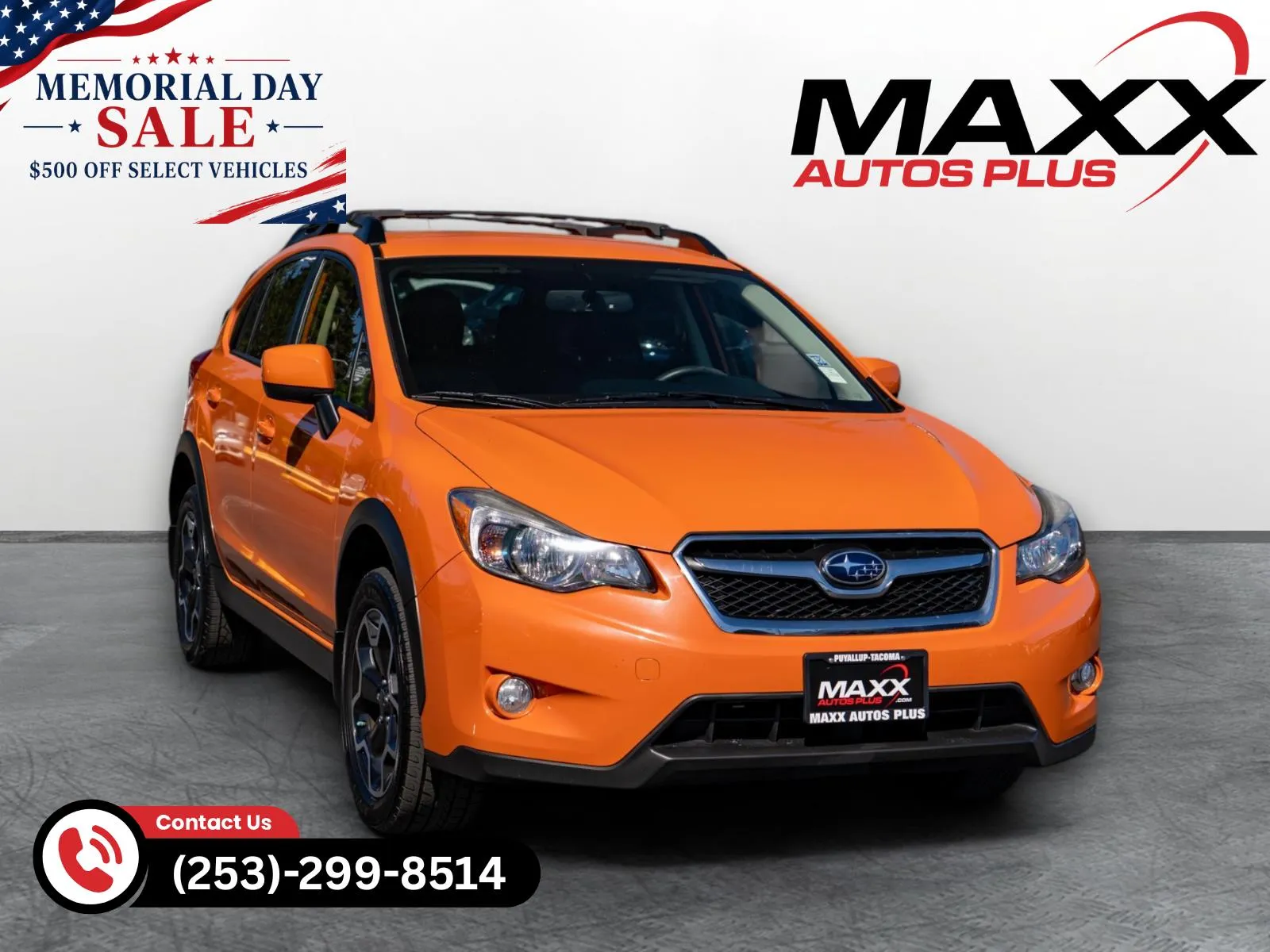 Orange 2014 Subaru XV Crosstrek Limited for sale in Puyallup, WA