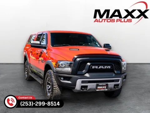 Red 2016 Ram 1500 Rebel for sale in Puyallup, WA