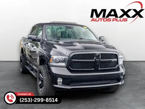 Black 2018 Ram 1500 Night for sale in Puyallup, WA