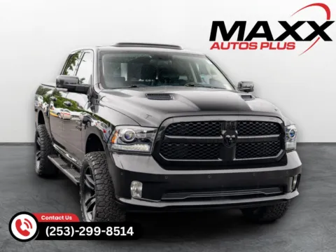 Black 2018 Ram 1500 Night for sale in Puyallup, WA