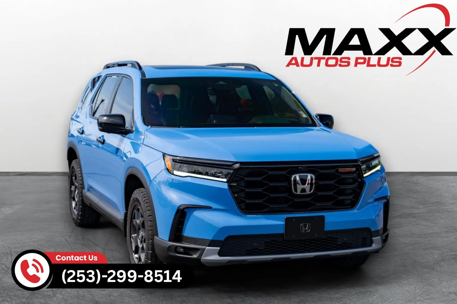 Blue 2025 Honda Pilot TrailSport for sale in Puyallup, WA