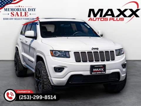 White 2015 Jeep Grand Cherokee Altitude for sale in Puyallup, WA