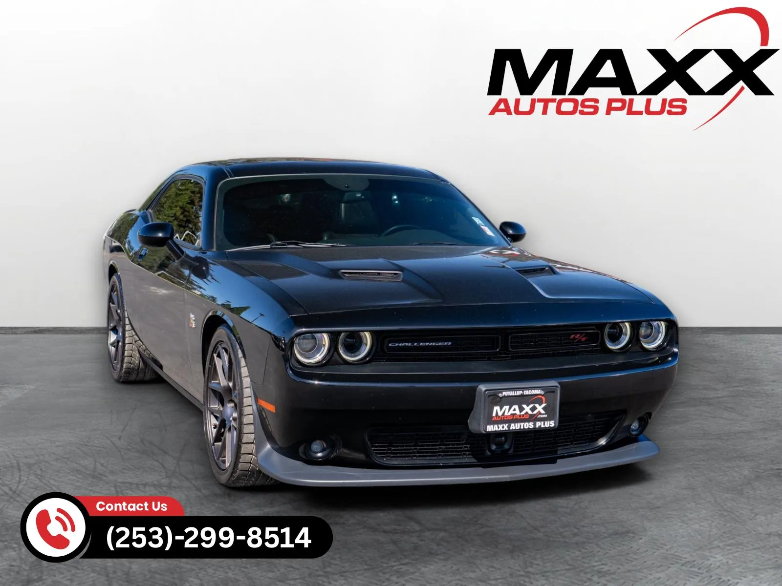 Black 2016 Dodge Challenger R/T Scat Pack for sale in Puyallup, WA