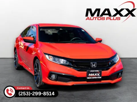 Red 2020 Honda Civic Sport for sale in Puyallup, WA