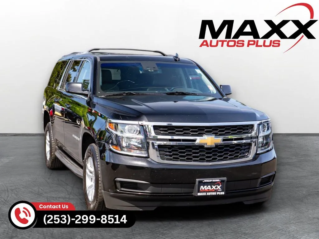 Black 2019 Chevrolet Suburban LT for sale in Puyallup, WA