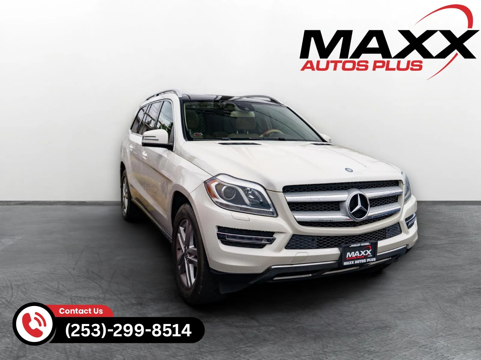 White 2014 Mercedes-Benz GL-Class GL 450 for sale in Puyallup, WA