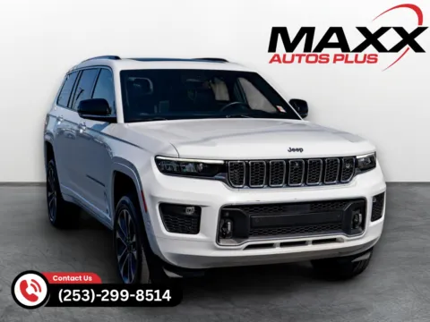 White 2022 Jeep Grand Cherokee L Overland for sale in Puyallup, WA