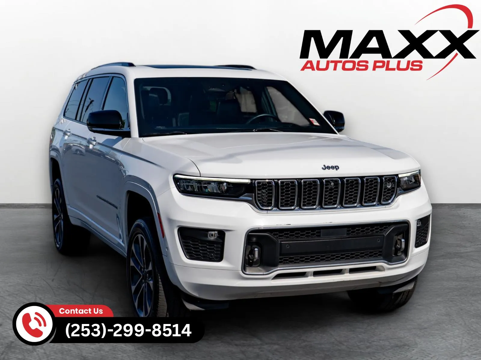 White 2022 Jeep Grand Cherokee L Overland for sale in Puyallup, WA
