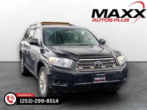 Black 2010 Toyota Highlander Hybrid for sale in Puyallup, WA