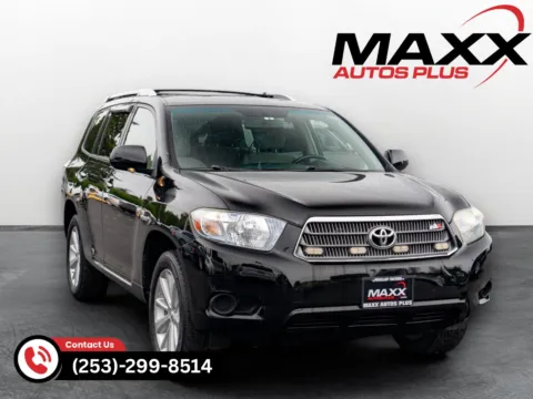 Black 2010 Toyota Highlander Hybrid for sale in Puyallup, WA