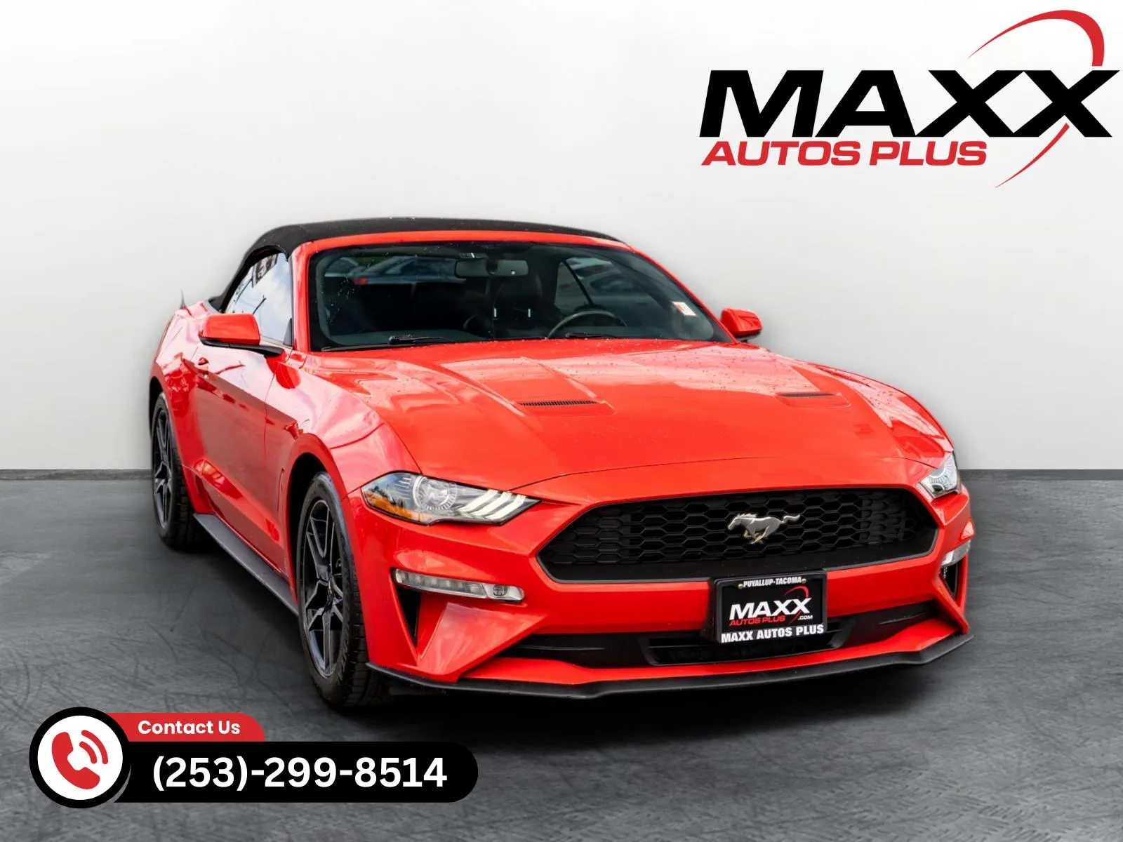 Red 2019 Ford Mustang EcoBoost Premium for sale in Puyallup, WA