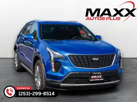 Blue 2022 Cadillac XT4 Premium Luxury for sale in Puyallup, WA