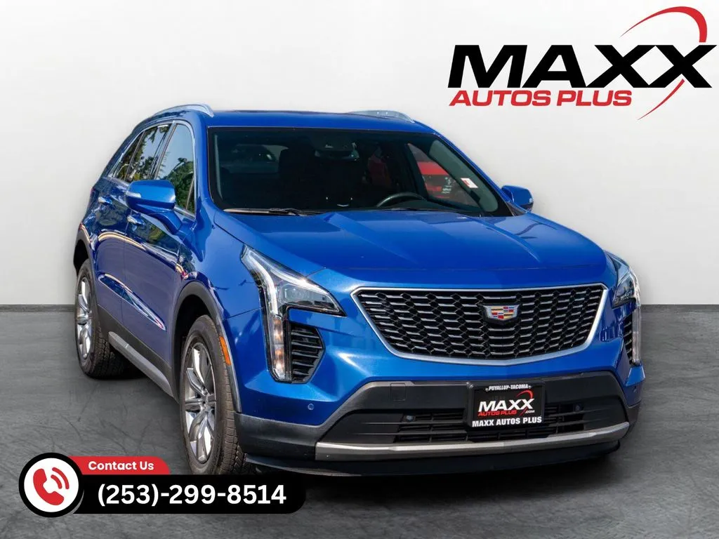 Blue 2022 Cadillac XT4 Premium Luxury for sale in Puyallup, WA