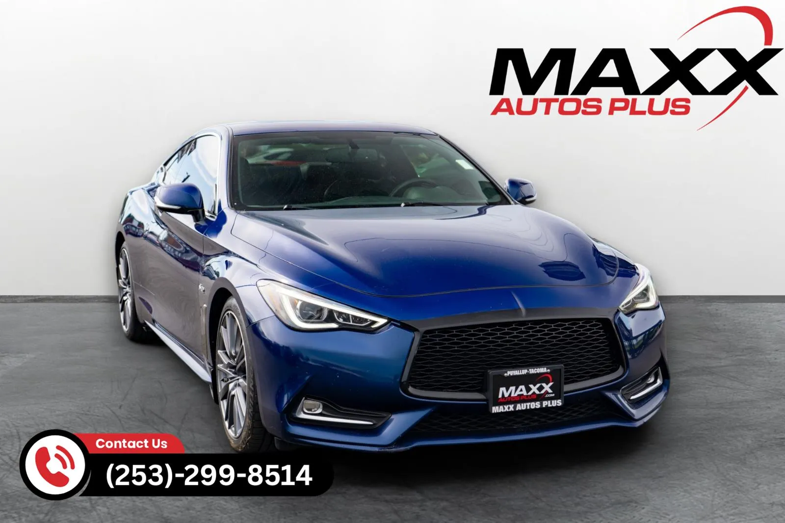Blue 2017 INFINITI Q60 Red Sport 400 for sale in Puyallup, WA