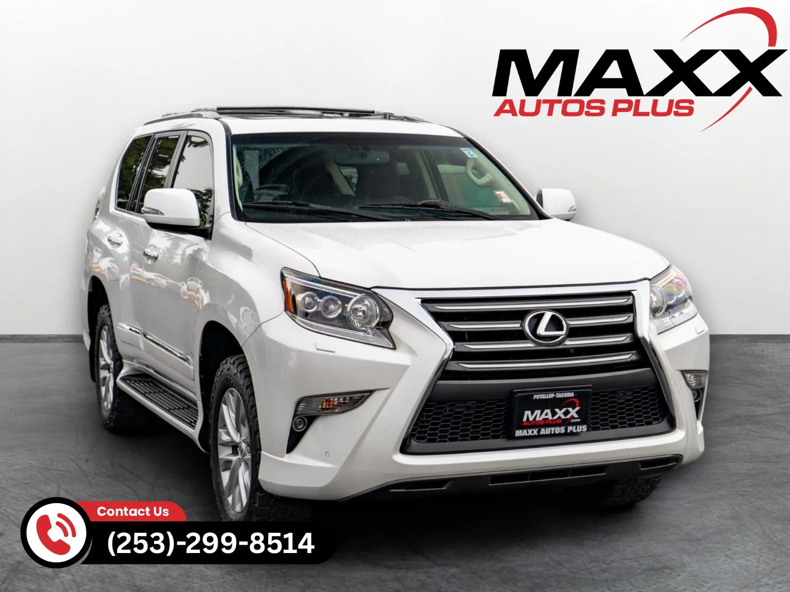 White 2017 Lexus GX 460 for sale in Puyallup, WA