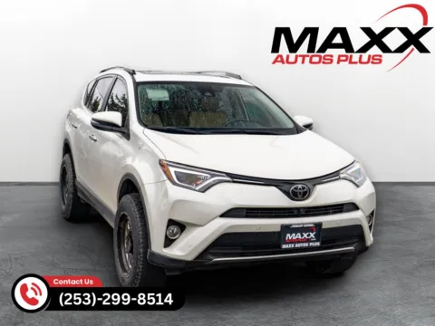 White 2016 Toyota RAV4 Limited for sale in Puyallup, WA
