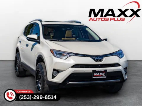 White 2016 Toyota RAV4 Limited for sale in Puyallup, WA