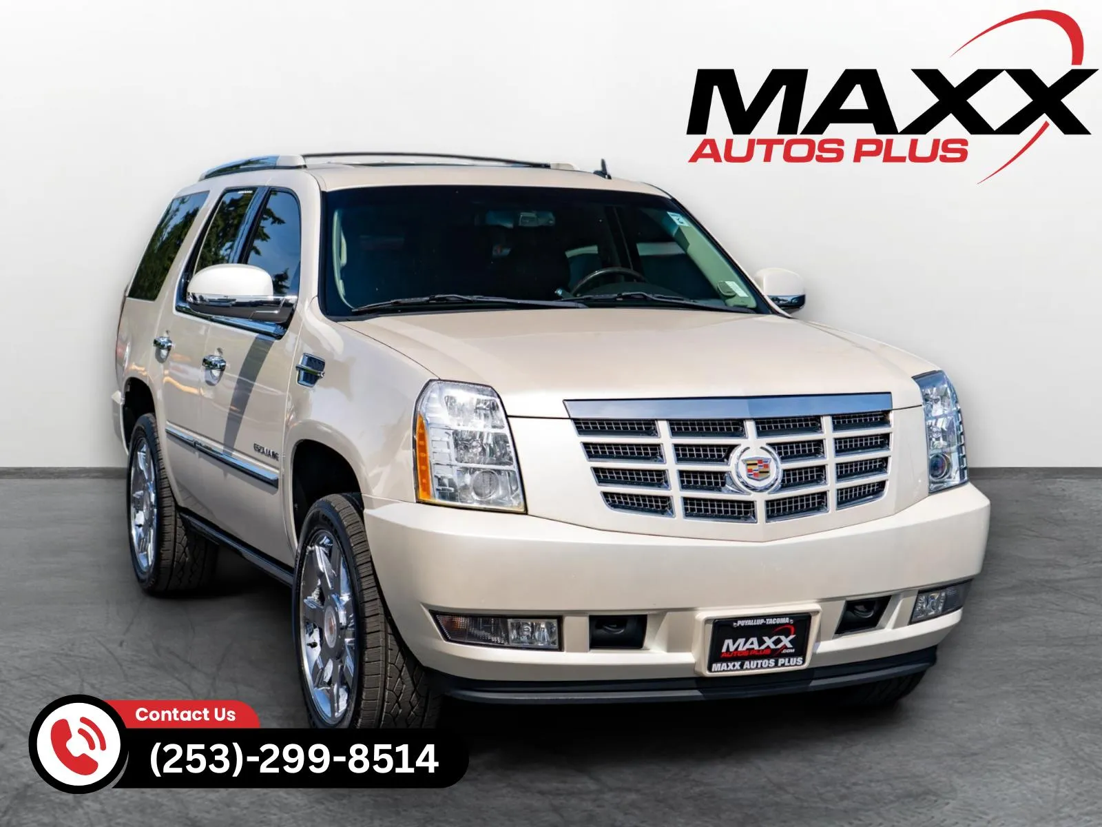 White 2013 Cadillac Escalade Premium for sale in Puyallup, WA