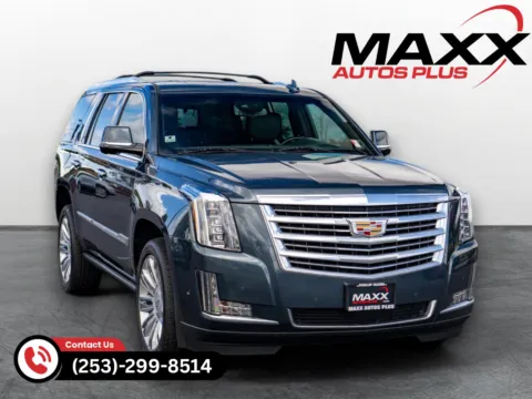 Blue 2019 Cadillac Escalade Platinum for sale in Puyallup, WA
