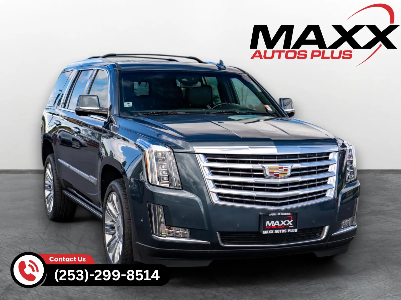 Blue 2019 Cadillac Escalade Platinum for sale in Puyallup, WA