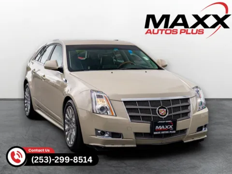 Beige 2011 Cadillac CTS Wagon Performance for sale in Puyallup, WA