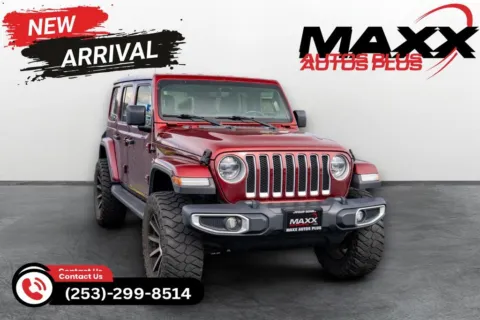 Red 2021 Jeep Wrangler Unlimited Sahara for sale in Puyallup, WA