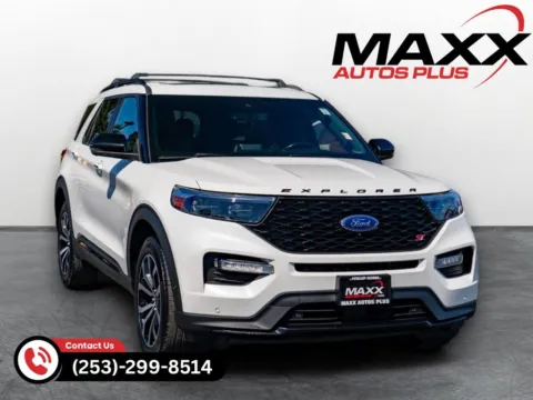 White 2021 Ford Explorer ST for sale in Puyallup, WA